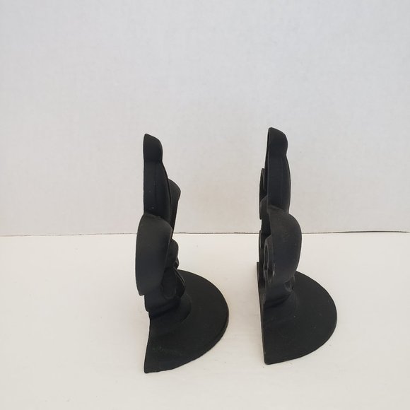 Vintage Cast Iron Fleur De Lis Bookends - Picture 3 of 12